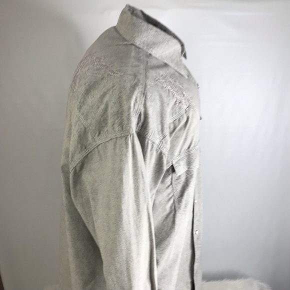RU Western Cowboy Pearl Snap Shirt - Picture 3 of 16